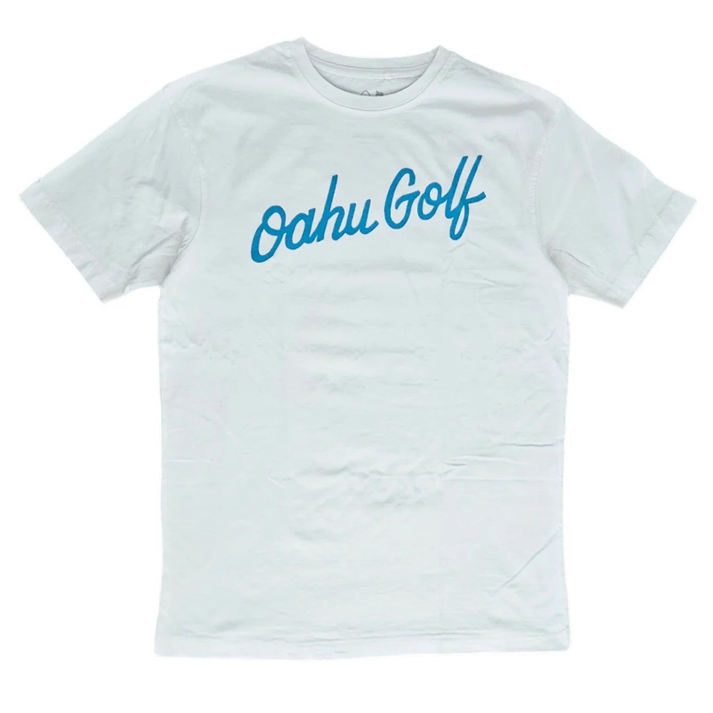 New Oahu Golf OGA Hawaii Men's T Shirt large white